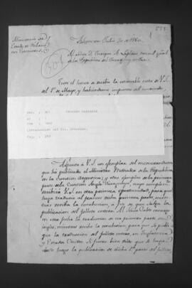 Correspondencias Oficiales entre el Paraguay y Francia. (continuación del 300n1)