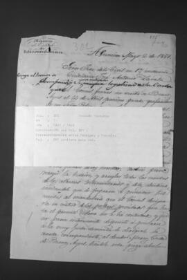 Correspondencias Oficiales entre el Paraguay y Francia. (continuación del 301n1)