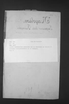 Cartas Credenciales expedidas por el Emperador de Francia al Ministro Plenipotenciario del Paraguay.