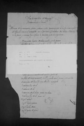 Correspondencias del Pueblo de Cerrito.