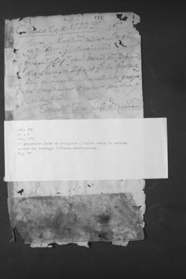 Órdenes y Resoluciones del Gobernador José de Antequera y Castro, para la defensa contra los indios infieles.