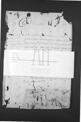 Carta de Don Gregorio Núñez al Cabildo sobre el nombramiento de los Oficios Concejiles.
