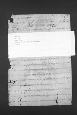 Acuerdo del Consejo de Hacienda sobre Indios bárbaros y portugueses.