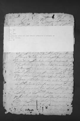 Expediente sobre una Real Cédula referente a tributos de mulatos libres.