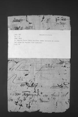 El Regidor Pedro Pablo Martínez Saenz solicita el remate del cargo de Regidor Fiel Ejecutor.
