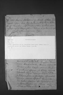 Diario de una expedición contra los indiosmbayás y guanás, liderada por el Comandante José Miguel Ibáñez.