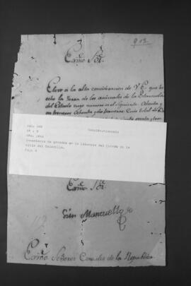 Inventario de ganados en la estancia del Estado de la Villa del Saladillo.