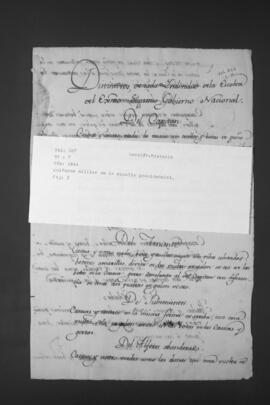 Decreto sobre uniforme militar de la Escolta Presidencial.