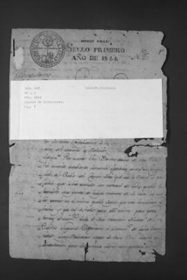 Copias de Circulares del Gobierno de Carlos Antonio López.
