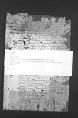 Encomienda de indios vacantes.