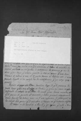 Correspondencias Oficiales de José Berges.