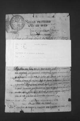 Inventario del Juzgado de Quyquyhó.