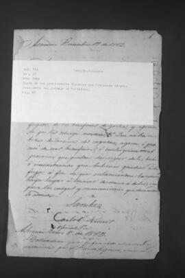 Copias de las providencias firmadas por Francisco Sánchez, Presidente del Consejo de Ministros.