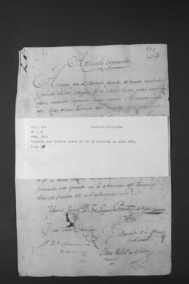 Tratado entre la Junta de Gobierno del Paraguay y los representantes de Buenos Aires.