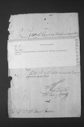 Legajo de Correspondencias Oficiales del Cabildo Eclesiástico de Asunción.