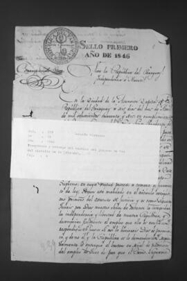 Inventario y entrega del Archivo del Juzgado de Paz del distrito de La Catedral.