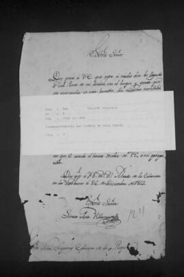 Correspondencias del pueblo de Tres Bocas.