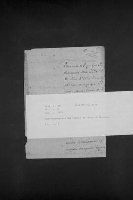 Correspondencias del Cuartel General de Campo de Bloques sobre el trabajo de los indios en los cultivos.