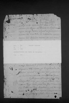 Correspondencias del pueblo de Curuguaty.