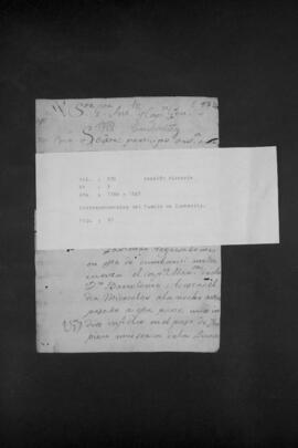Correspondencias del pueblo de Cumbarity.