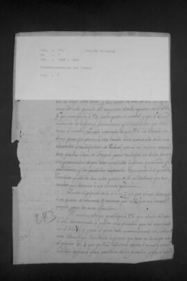 Correspondencias del Cuartel del Cerro del Chaco sobre militares.