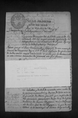 Correspondencias del Pueblo de Caaguazú.