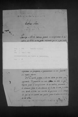 Correspondencias del pueblo de Desmochados.