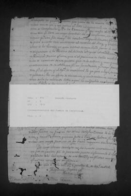 Correspondencias del pueblo de Espinillar sobre Órdenes Militares y Límites.