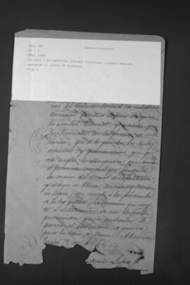Decreto de Ascenso del Teniente Coronel Francisco Isidoro Resquín al grado de Coronel.